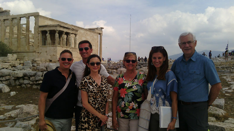 Acropolis by the erecthion temple