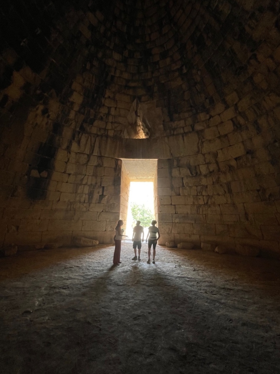 at Mycenae and Atreas Tomb